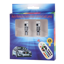 Load image into Gallery viewer, 2 PCS Colorful 36MM T10 Port Remote Control Car Dome Lamp LED Reading Light with 6 LED Lights, 36MM 6 LED Lights