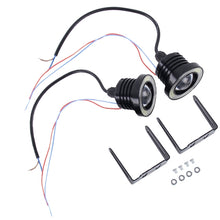 Load image into Gallery viewer, 2 PCS 2.5 inch DC12-24V 10W 900LM 6500K Car Angel Eyes Fog Lamp Foglight, Cable Length: 20cm(White Light + White Light), 2.5 inch 10W 900LM/6500K  White+White