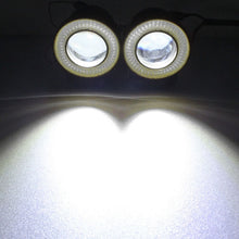 Load image into Gallery viewer, 2 PCS 2.5 inch DC12-24V 10W 900LM 6500K Car Angel Eyes Fog Lamp Foglight, Cable Length: 20cm(White Light + White Light), 2.5 inch 10W 900LM/6500K  White+White