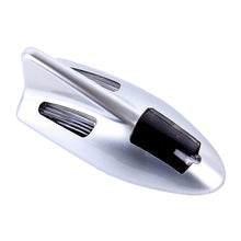 Load image into Gallery viewer, Solar Colorful Light Anti Collision Shark Fin Car Taillight LED Flash Warning Light Caution Light