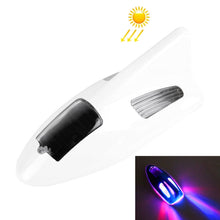 Load image into Gallery viewer, Solar Colorful Light Anti Collision Shark Fin Car Taillight LED Flash Warning Light Caution Light