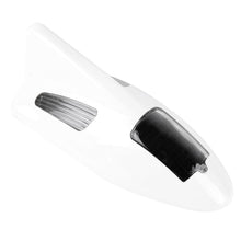 Load image into Gallery viewer, Solar Colorful Light Anti Collision Shark Fin Car Taillight LED Flash Warning Light Caution Light