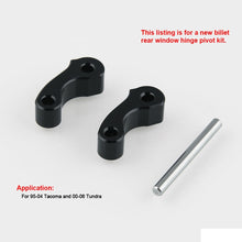 Load image into Gallery viewer, OT243 2 PCS Aluminum Alloy Window Latch Hinge Pivot for 95-04 Tacoma 00-06 Tundra Rear Quarter BL, OT243