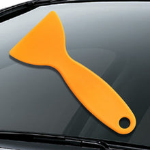 Load image into Gallery viewer, 100 PCS Yellow Plastic Small Scraper Car Film Tools Film Scraper Car Accessories, Yellow Plastic Small Scraper