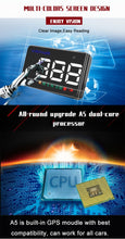 Load image into Gallery viewer, Geyiren A5 HUD 3.5 inch Car Head Up Display with GPS System, Two Mode Display, Light Sensors, KM/h MPH Speed, Compass, Speed Alarm, A5(Black), A5 (Green Light)