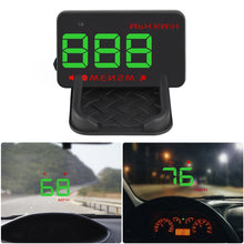 Load image into Gallery viewer, Geyiren A5 HUD 3.5 inch Car Head Up Display with GPS System, Two Mode Display, Light Sensors, KM/h MPH Speed, Compass, Speed Alarm, A5(Black), A5 (Green Light)