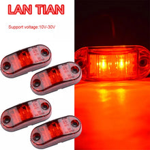 Load image into Gallery viewer, 10 PCS 10-30V Car Truck Trailer Piranha LED Side Marker Blinker Lights Bulb, Red Light, 10 PCS Red Light 10-30V