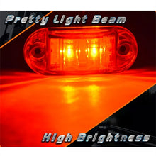 Load image into Gallery viewer, 10 PCS 10-30V Car Truck Trailer Piranha LED Side Marker Blinker Lights Bulb, Red Light, 10 PCS Red Light 10-30V