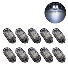 Load image into Gallery viewer, 10 PCS Car Truck Trailer Piranha LED Side Marker Indicator Lights Bulb Lamp, Light Color: Yellow, Yellow, White Light