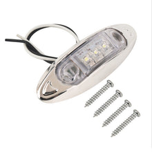 Load image into Gallery viewer, 10 PCS DC 10-30V Car Truck Trailer Piranha 3-LED Side Marker Indicator Lights Bulb Lamp, Light Color: White, 10 PCS White Light