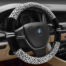 Load image into Gallery viewer, Leopard Grain Steering Wheel Cover, Adaptation Steering Wheel Diameter: 37-38 cm, 37-38cm Beige, 37-38cm Coffee, 37-38cm Magenta, 37-38cm Black