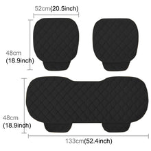 Load image into Gallery viewer, 3 PCS / Set Luxurious Warm Car Seat Cover Cushion Universal Front Back Seat Covers Car Non-slip Chair Pad Warm Car Mats No Back Plush Cushion