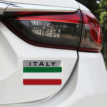Load image into Gallery viewer, Shield Shape Metal Car Badge Decorative Sticker, Size: Small, French Flag, Italy Flag 2, Italy Flag 1