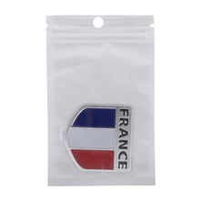 Load image into Gallery viewer, Shield Shape Metal Car Badge Decorative Sticker, Size: Small, French Flag, Italy Flag 2, Italy Flag 1
