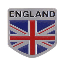 Load image into Gallery viewer, England Flag Style Metal Car Sticker, England Flag