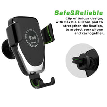Load image into Gallery viewer, Car Air Outlet Bracket Wireless Charger Qi Standard Wireless Charger