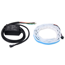 Load image into Gallery viewer, 1.5m Car Auto Waterproof Universal Rear Colorful Flowing Light Tail Box Lights Red Light Brake Light Yellow Light Turn Signal Light LED Lamp Strip Tail Decoration, DC 9-36V, 1.5m