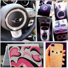 Load image into Gallery viewer, 4mm Glitter Crystal Diamond Decoration / Shining Rhinestone Sticker for Car Sticker &amp; Cell Phone Ornament