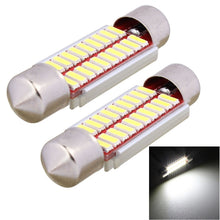 Load image into Gallery viewer, 2 PCS Festoon 39mm 2W 200LM White Light 20 LED SMD 4014 Error Free License Plate Lights Car Light Bulb, 39mm