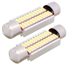 Load image into Gallery viewer, 2 PCS 41mm 2W 240LM White Light 24 LED SMD 4014 Error Free License Plate Lights Car Light Bulb, 41mm