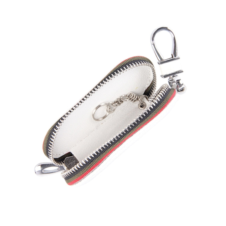 Universal Leather Crocodile Texture Waist Hanging Zipper Wallets Key Holder Bag (No Include Key), Crocodile Texture