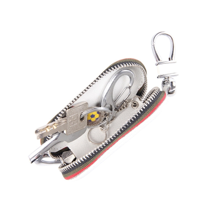 Universal Leather Crocodile Texture Waist Hanging Zipper Wallets Key Holder Bag (No Include Key), Crocodile Texture
