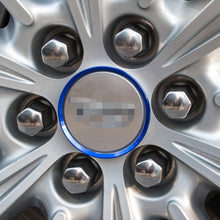 Load image into Gallery viewer, 4 PCS Car Aluminum Wheel Hub Deroration Ring For Cadillac