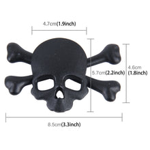 Load image into Gallery viewer, Skull And Cross Bone Shape Shining Metal Car Universal Sticker, Cross Bone