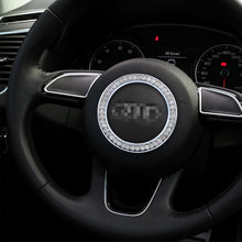 Load image into Gallery viewer, Universal Car Aluminum Steering Wheel Decoration Ring with Diamond For Start Stop Engine System, Universial