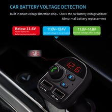Load image into Gallery viewer, 805E Dual USB Charging Bluetooth FM Transmitter MP3 Music Player Car Kit, Support Hands-Free Call  &amp; Read TF Card / U Disk Music, 805E