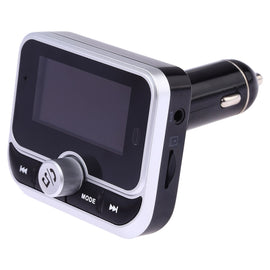 BC32 Dual USB Charging Bluetooth Hand-free Car Charger FM Transmitter MP3 Music Player Car Kit, Support Hands-Free Call & Micro SD Recording & Voltage Detection, BC32