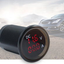 Load image into Gallery viewer, B3613  IP67 Waterproof Car Modification 4.5-30V Voltmeter + Ammeter, B3613