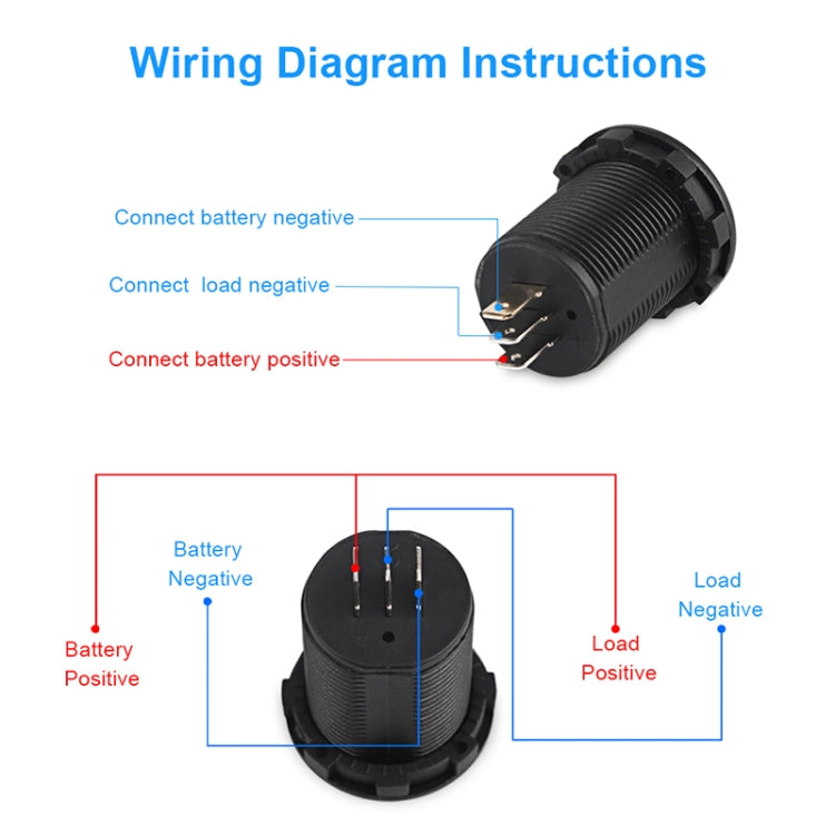 B3613  IP67 Waterproof Car Modification 4.5-30V Voltmeter + Ammeter, B3613