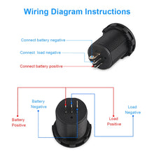 Load image into Gallery viewer, B3613  IP67 Waterproof Car Modification 4.5-30V Voltmeter + Ammeter, B3613