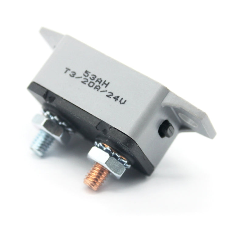 F3088-30A 30A Manual Reset Circuit Breaker Double Short Legs with Bolt 12/24V, 30A