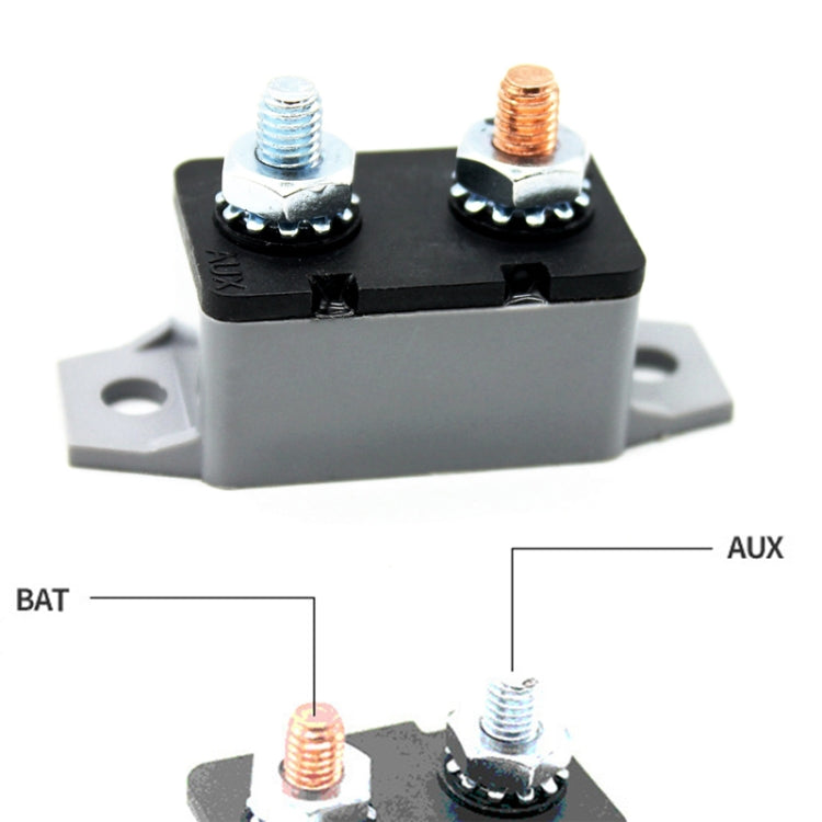 F3088-40A 40A Manual Reset Circuit Breaker Double Short Legs with Bolt 12/24V, 40A
