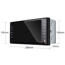 Load image into Gallery viewer, 848V 16 7 inch Multi-touch Screen Car GPS Navigator, Support TF Card / USB / AUX / MP5 Player / Android &amp; iPhone Mirror Links, 848V
