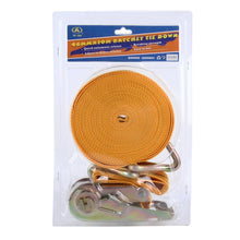 Load image into Gallery viewer, ST-213 10mx4.0cm  2 Ton Car Bundled Device with Hook And Buckle High Strength Cable Cord Heavy Duty Recovery Securing Accessories for Cars Trucks, 2T 10mx4.0cm