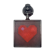 Load image into Gallery viewer, 32x32 Pixel Full Color Wireless Bluetooth APP Control Emoticon Smile Faces LED Car Sign LED Display Lighting Board, 32x32 Pixel Car Charging