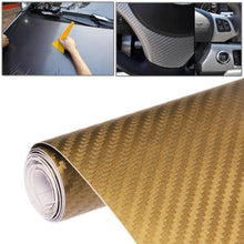 Load image into Gallery viewer, Car Decorative 3D Carbon Fiber PVC Sticker, Size: 152cm x 50cm