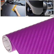 Load image into Gallery viewer, Car Decorative 3D Carbon Fiber PVC Sticker, Size: 152cm x 50cm