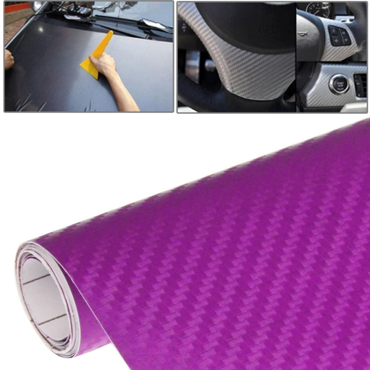 Car Decorative 3D Carbon Fiber PVC Sticker, Size: 152cm x 50cm