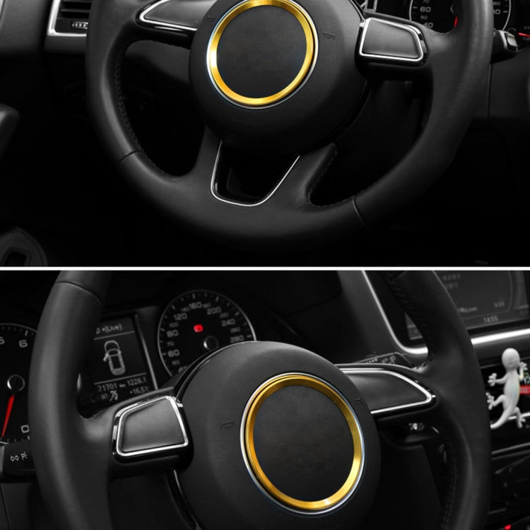 Car Aluminum Steering Wheel Decoration Ring For Audi, For Audi