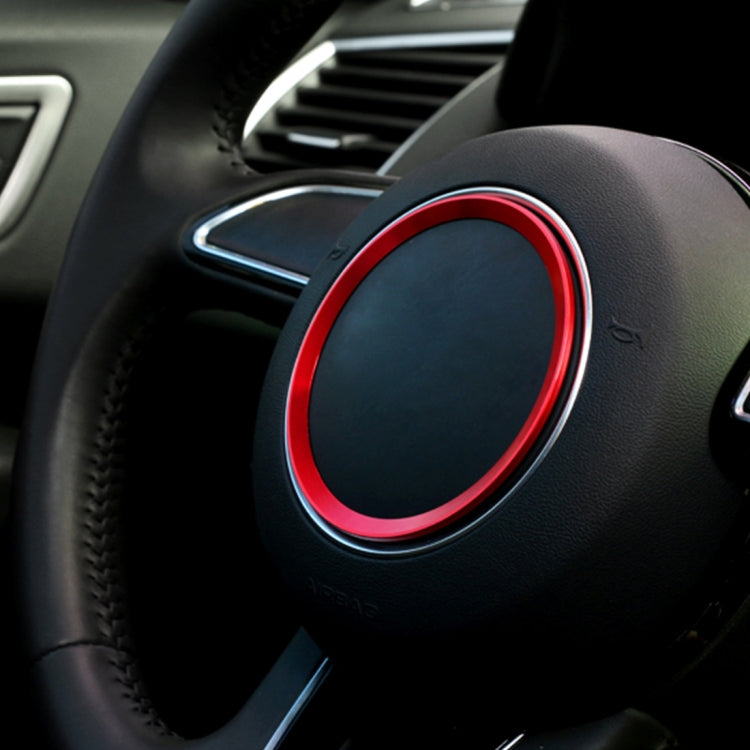 Car Aluminum Steering Wheel Decoration Ring For Audi, For Audi