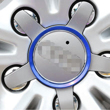 Load image into Gallery viewer, 4 PCS Car Aluminum Wheel Hub Deroration Ring For Audi