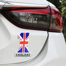 Load image into Gallery viewer, Universal Car UK Flag Number 1 Shape Metal Decorative Sticker, UK Flag Number 1 Shape