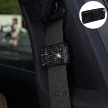Load image into Gallery viewer, Car Seat Belts Crystal Clip Fixer Tightening Regulator, Crystal Black, Crystal Colour, Crystal Pink, Crystal Blue, Crystal Red, Crystal White