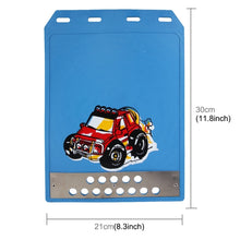 Load image into Gallery viewer, 2 PCS WS-003 Premium Heavy Duty Molded Splash Mud Flaps Auto Front and Rear Guards, Small Size, Random Pattern Delivery
