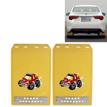 Load image into Gallery viewer, 2 PCS WS-003 Premium Heavy Duty Molded Splash Mud Flaps Auto Front and Rear Guards, Small Size, Random Pattern Delivery