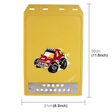 Load image into Gallery viewer, 2 PCS WS-003 Premium Heavy Duty Molded Splash Mud Flaps Auto Front and Rear Guards, Small Size, Random Pattern Delivery